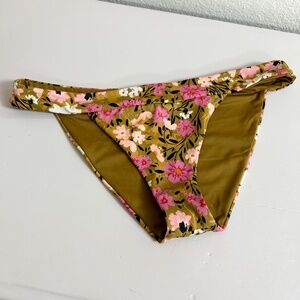 TORI PRAVER Swimwear bikini bottoms floral - sz M